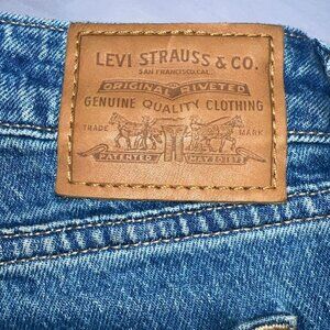 Levi’s Low Pitch Straight Blue Denim Jeans 30-Big E~Red Tag~Levi Zipper